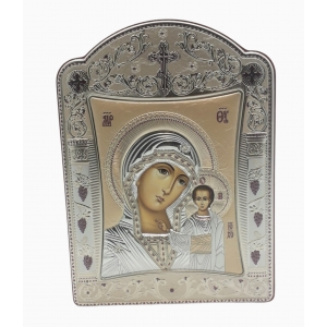 ΕΙΚΟΝΑ ΑΣΗΜΕΝΙΑ 925 '' ΠΑΝΑΓΙΑ '' GOLD 